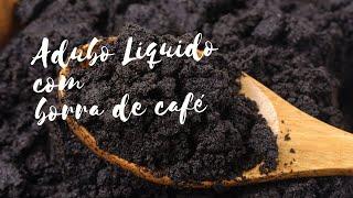 Como Fazer adubo liquido caseiro com borra de café, PASSO A PASSO.