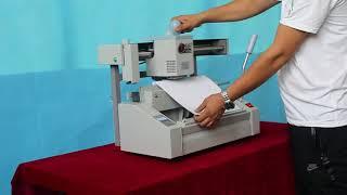 DC-30+ desktop manual glue binding machine A4 size from DOCON factory