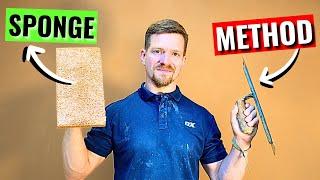 NEW, Updated Sponge Method REVEALED…(For Better Results In Plastering)