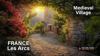 The Most Beautiful Medieval Village You’ve Never Heard Of In France - Les Arcs - 4k video ASMR