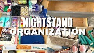 IT IS WORKING! HOW TO ORGANIZE A NIGHTSTAND/ BEDSIDE TABLE  - DECLUTTER & ORDER