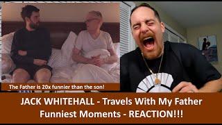 American Reacts to JACK WHITEHALL: Travels With My Father - Funniest Moments REACTION