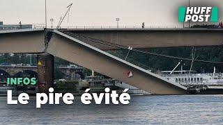 Un pont s’effondre en pleine nuit à Dresde, l’une des plus grandes villes d’Allemagne