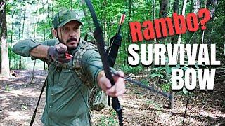 TESTING THE CHEAPEST SURVIVAL BOW ON AMAZON