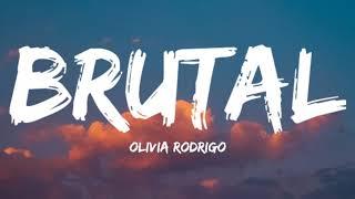 Olivia Rodrigo-Brutal (Lyrics Video)