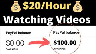 Earn $20 Per Hour Watching Videos Online (Free PayPal Money) FAST EASY | Make Money Online