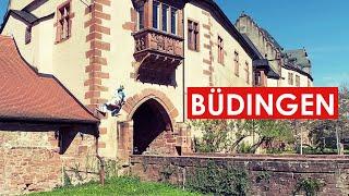 Tour of the historic old town of Buedingen with medieval castle / Germany