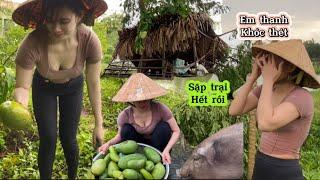 Cơn bão giông đi qua em chỉ biết khóc thét khi trước mặt đã không còn gì nữa #thanhgiangvlog