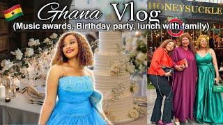 GHANA VLOG|| Ghana Music Awards, Lunch with Family, Birthday Dinner|| Jeanette Mensah