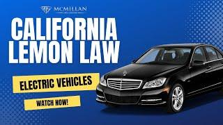 Digital Lemon: Understanding California Lemon Laws for Electric Vehicles