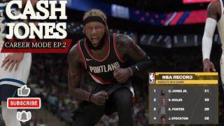 NBA 2K24 | CASH JONES CAREER MODE | BREAKING NBA ASSISTS RECORD!!!