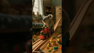 All Aboard the Koala Express! Cutest Engineer Ever! 