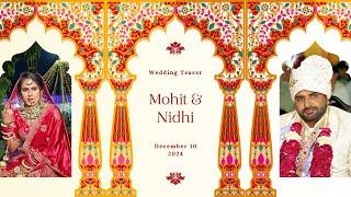 Wedding Teaser | Mohit weds Nidhi | Just Click Karo | 2024