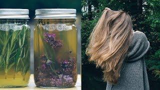 DIY HERBAL HAIR RINSES FOR HEALTHY HAIR!