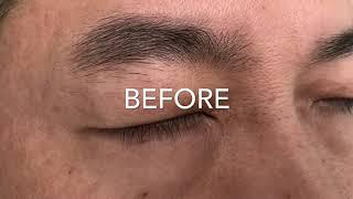 Men Semi Permanent makeup Eyebrow Embroidery