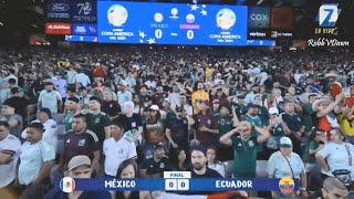 Últimos minutos del México vs Ecuador | Copa América 2024 | Narración de Christian Martinoli