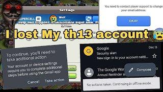 How I Lost My Th13 Account In Clash Of Clans 2024 l Th13 Hacked l Be Alert 