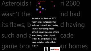 Asteroids Atari 2600.  Taken from the Atari Classics Volume 2.  Loved it, even though...