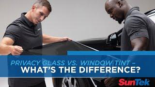 SunTek Ask The Pros ─  Privacy Glass vs. Window Tint?