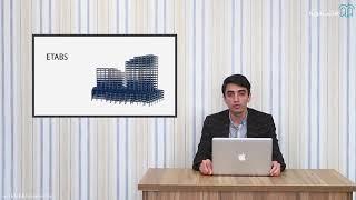 آموزش درس طراحی سازه های فولادی با نرم‌افزار ETABS - etabs learning