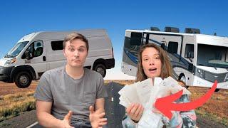 Van Life vs. Rv Life & How Much it Cost