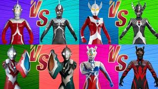 ULTRASEVEN VS CHAOSROID SEVEN, ULTRAMAN TARO VS CHAOSROID TARO, RIBUT VS RIBUT DARKNESS #ウルトラマン