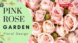 How to crate a Pink Garden Themed Arrangement! - Fresh Floral