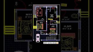 West Facing House Vastu | west Face House Plans Per Vastu | West Facing House Plans | 30x40 |