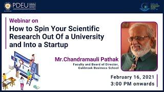 How to Spin Your Scientific Research Out of a University and Into a Startup  |  Live