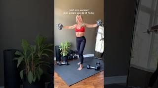 STRENGTH TRAINING at home for women! ️ #dumbbell #strengthworkout #weighttraining