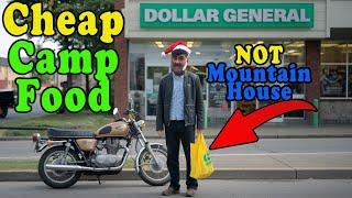 Motorcycle Camping & Cooking from a Dollar General