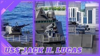 USS Jack H. Lucas with over 3 million damage !: Modern Warships (4K HDR) UPDATE 0.82