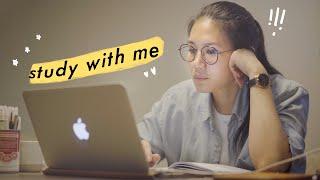 STUDY WITH ME (25/5) 2 hour real-time study session (with music)