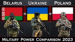 Belarus vs Ukraine vs Poland Military Power Comparison 2023 | Global Power