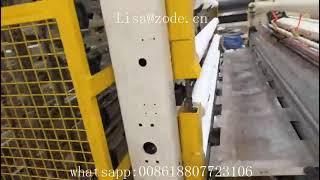 Non Stop Bathroom Tissue Paper Rolls Converting Machine Production Line