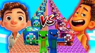 LUCA LUCKY BLOCK vs. ALBERTO LUCKY BLOCK BATTLE ( FILM) in Minecraft