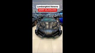 $8,000,000 Lamborghini Veneno!!! #shorts