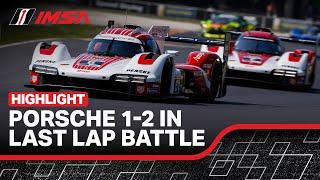 Last Lap GTP Battle at the 2024 IMSA SportsCar Weekend at Road America | WeatherTech Championship