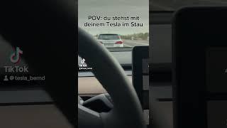 Mitm #Tesla im #stau ? Auf jeden Fall sehr kurzweilig #teslamodely #automobile #update #games #spiel