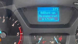 Ford Transit 2020 - AdBlue System No Start in 474 Miles