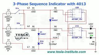 3-Phase Sequence Indicator with 4013