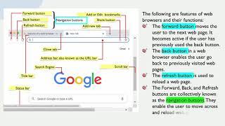 Digital Lesson 15: The functions of the features of a web browser