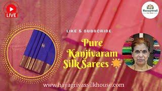 15 Mins with Hayagrivas - Pure Kanjivaram Silk Sarees #hayagrivassilkhouse #purepattu #trending