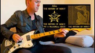 Alice - Sisters of Mercy Eldritch Marx Adams Wake Guitar Cover Demo Boss Gt-6 Fender Jazzmaster