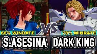 KOF XV ▰ SHERMIE ASESINA (Leona/Athena/Shermie) vs DARK KING (Rugal/Duo Lon/O.Yashiro)