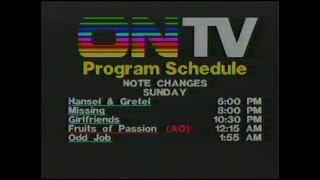 ONTV Promos & Bumpers Pt. 1 (1983)