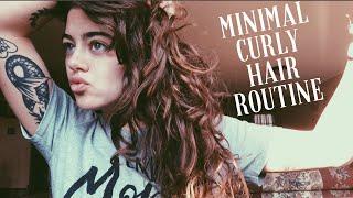 2 products, no heat, no ‘poo, MINIMAL curly hair routine