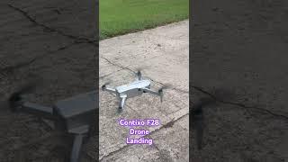 Contixo F28 foldable GPS drone landing video