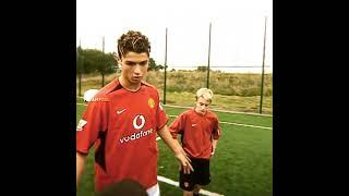 Young Ronaldo Teaching Baby Lingard Skills 