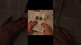 Crinkly Newspaper Sounds - ASMR
